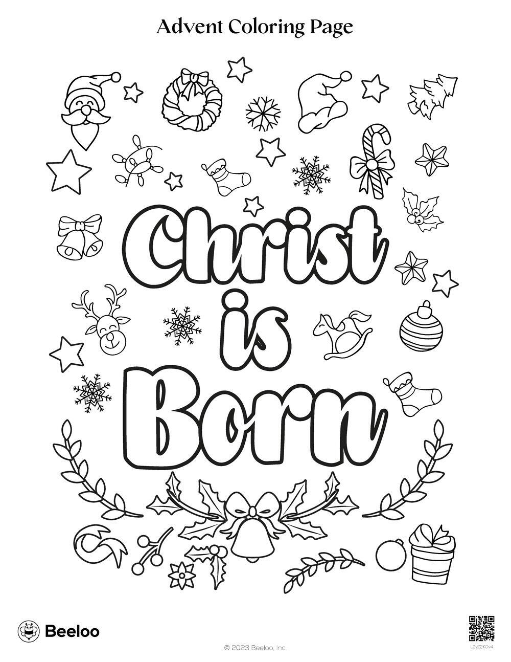 Free Coloring Pages For Advent
