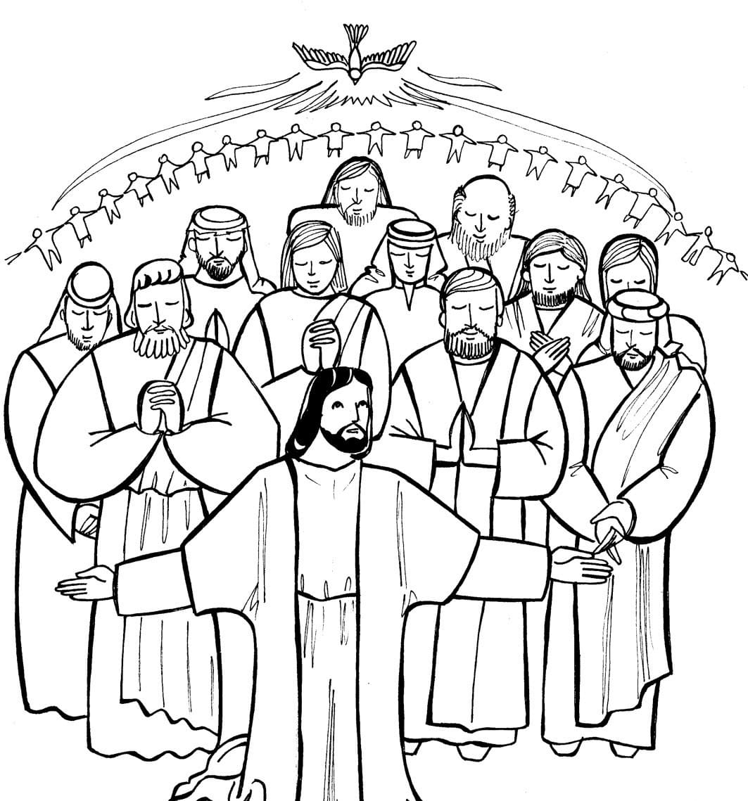 All Saints Day Image Coloring Page Download Print Or Color Online For Free
