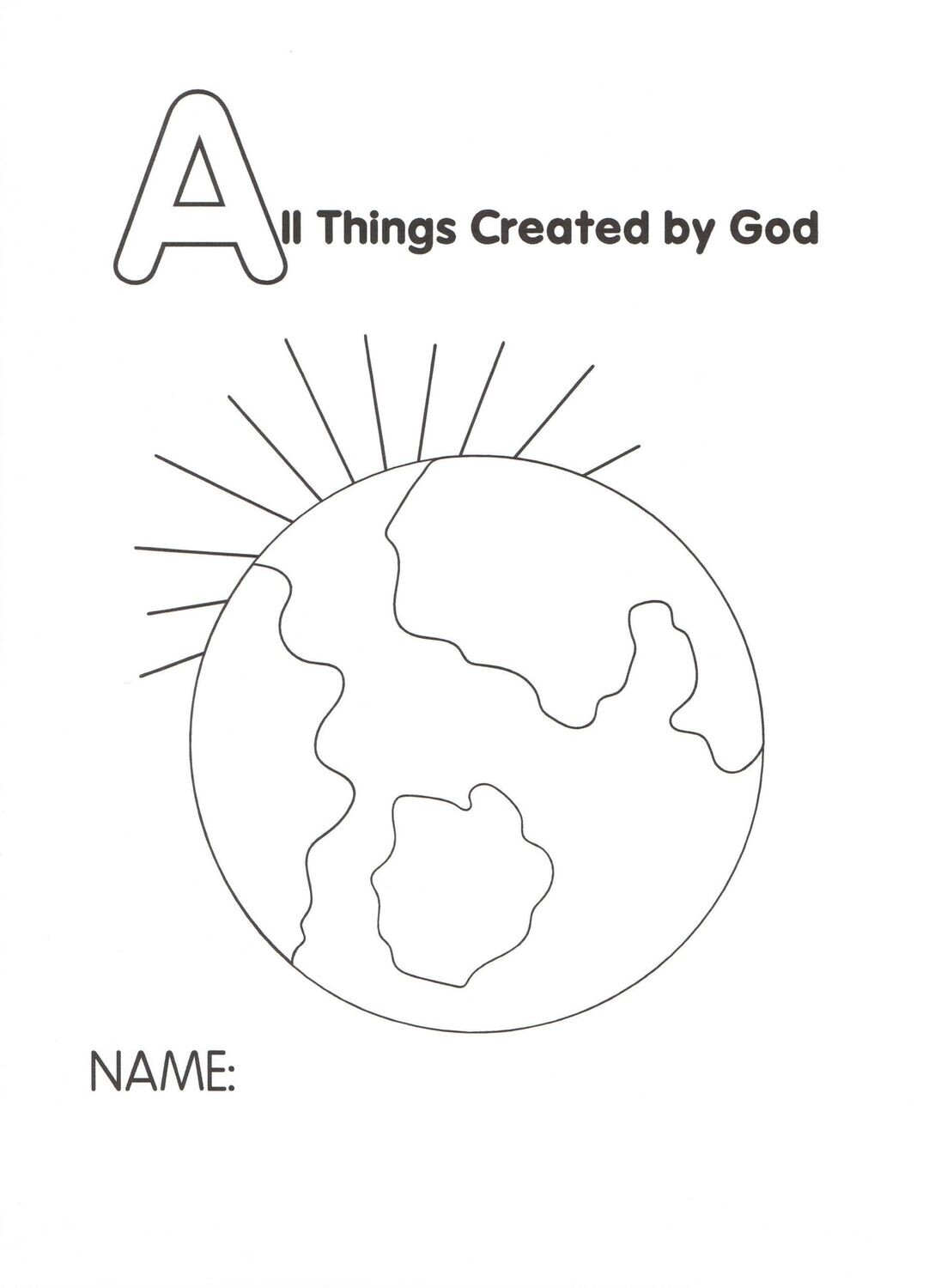 Free Sunday School Coloring Pages