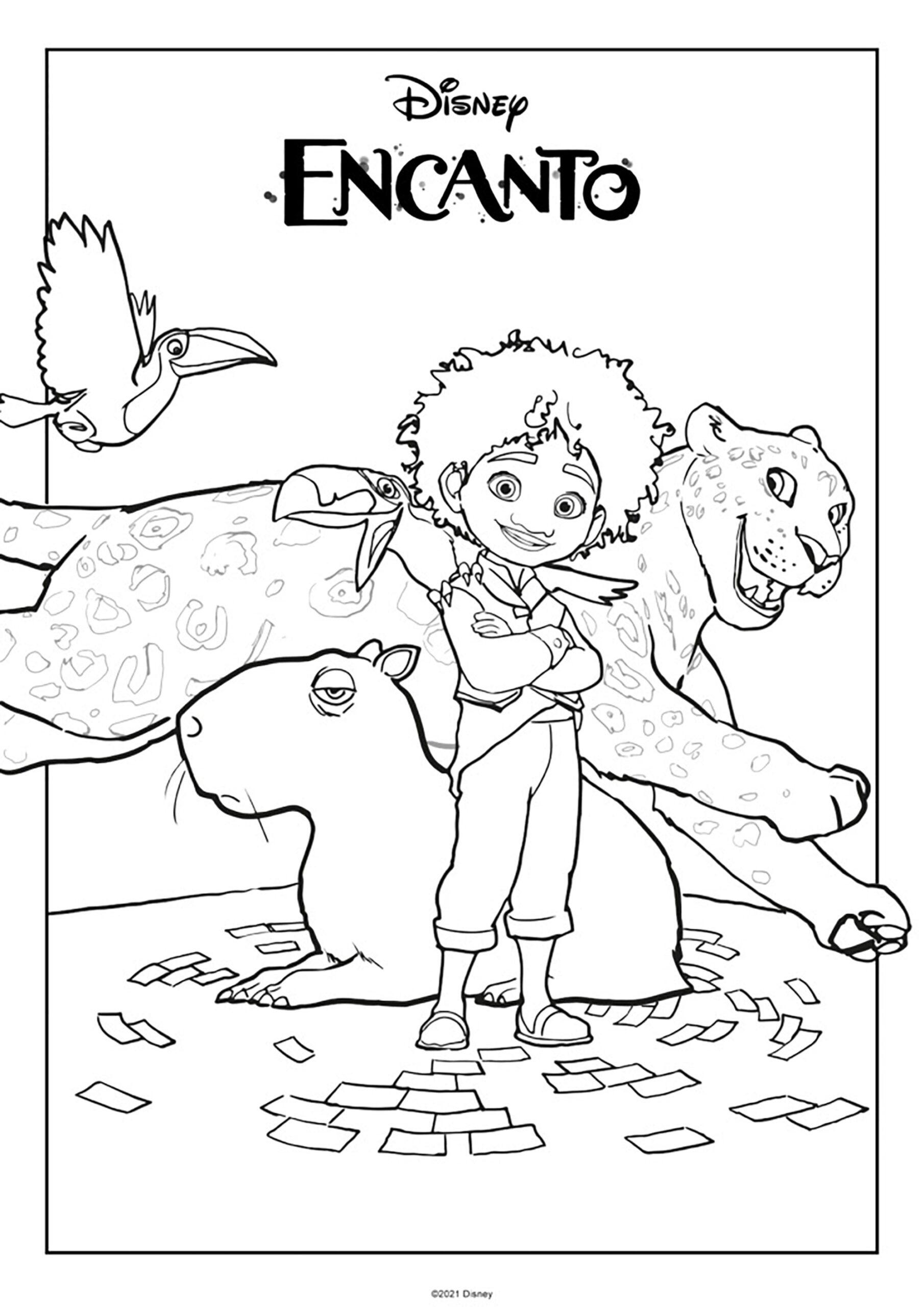 Antonio Madrigal Encanto Coloring Pages