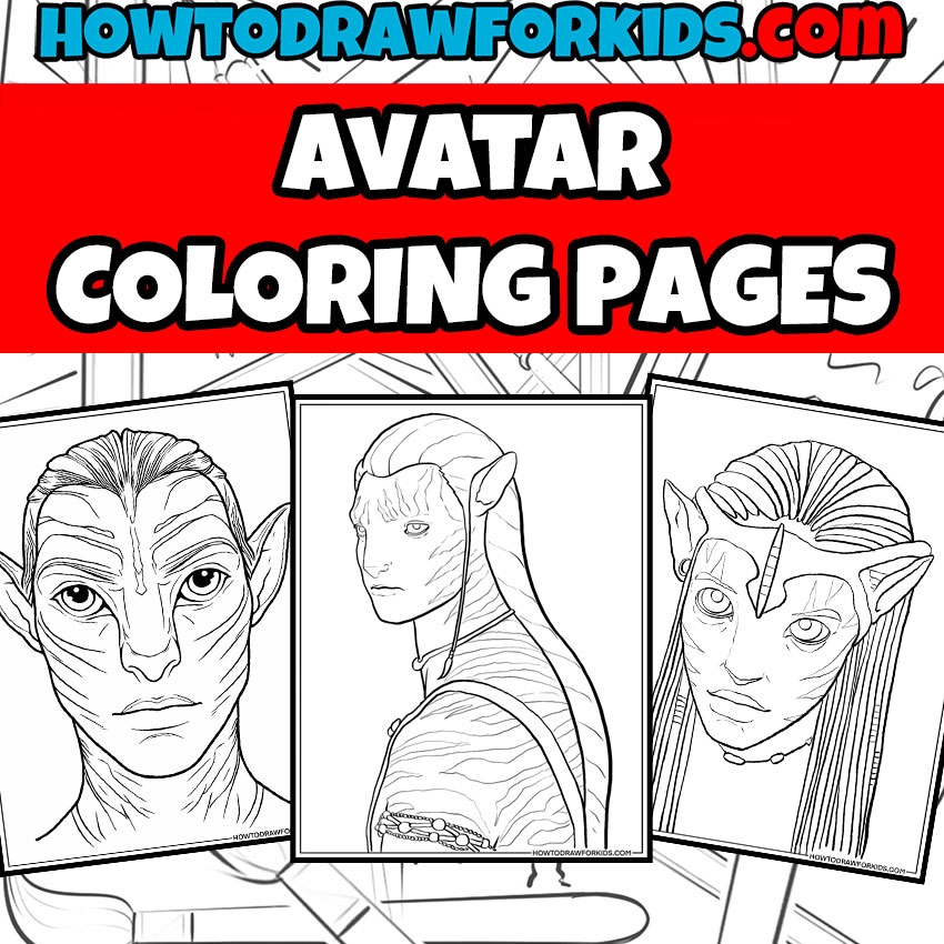 Avatar Coloring Pages Free Printables