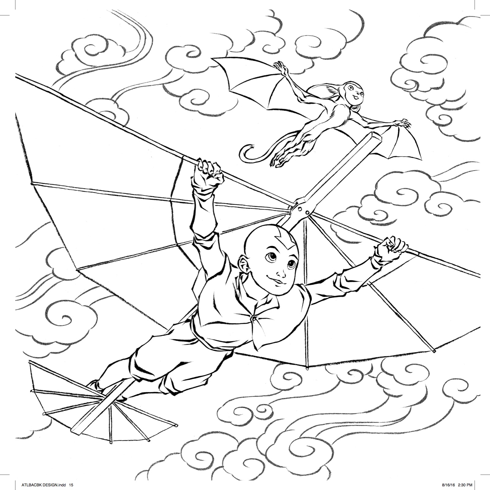 Printable Avatar Coloring Pages
