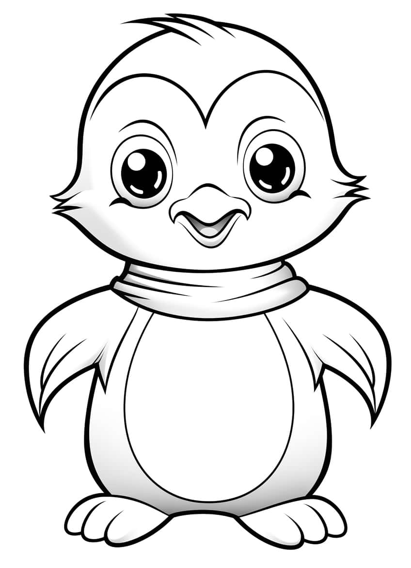 Cute Animals Printable Coloring Pages