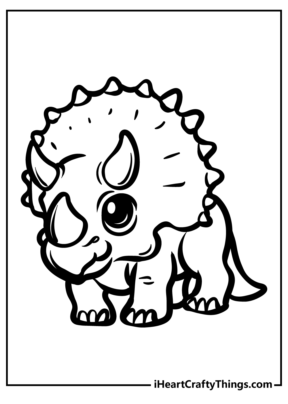 Free Coloring Pages Dinosaur