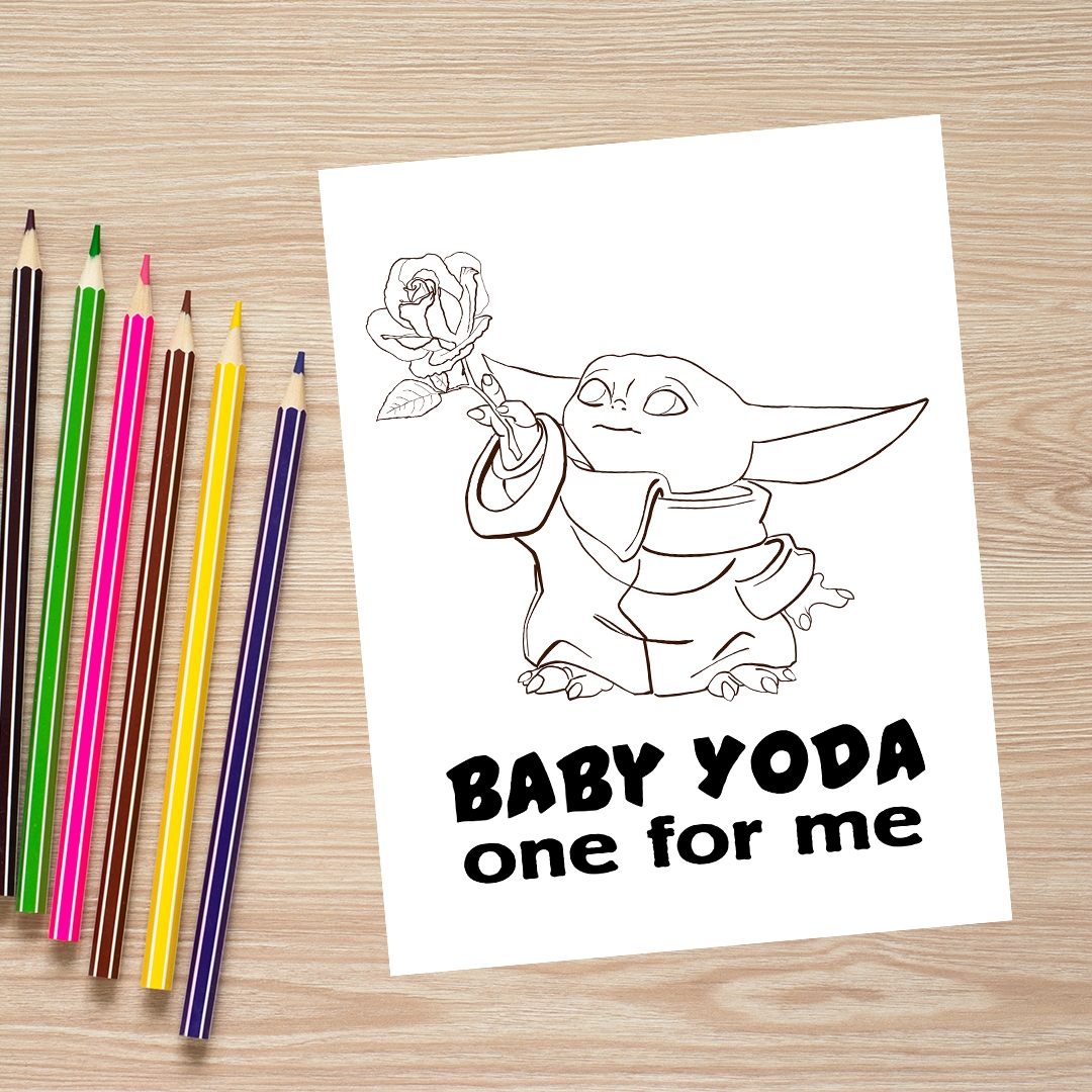 Baby Yoda Coloring Pages 2 Variations Printable Little With Great Love