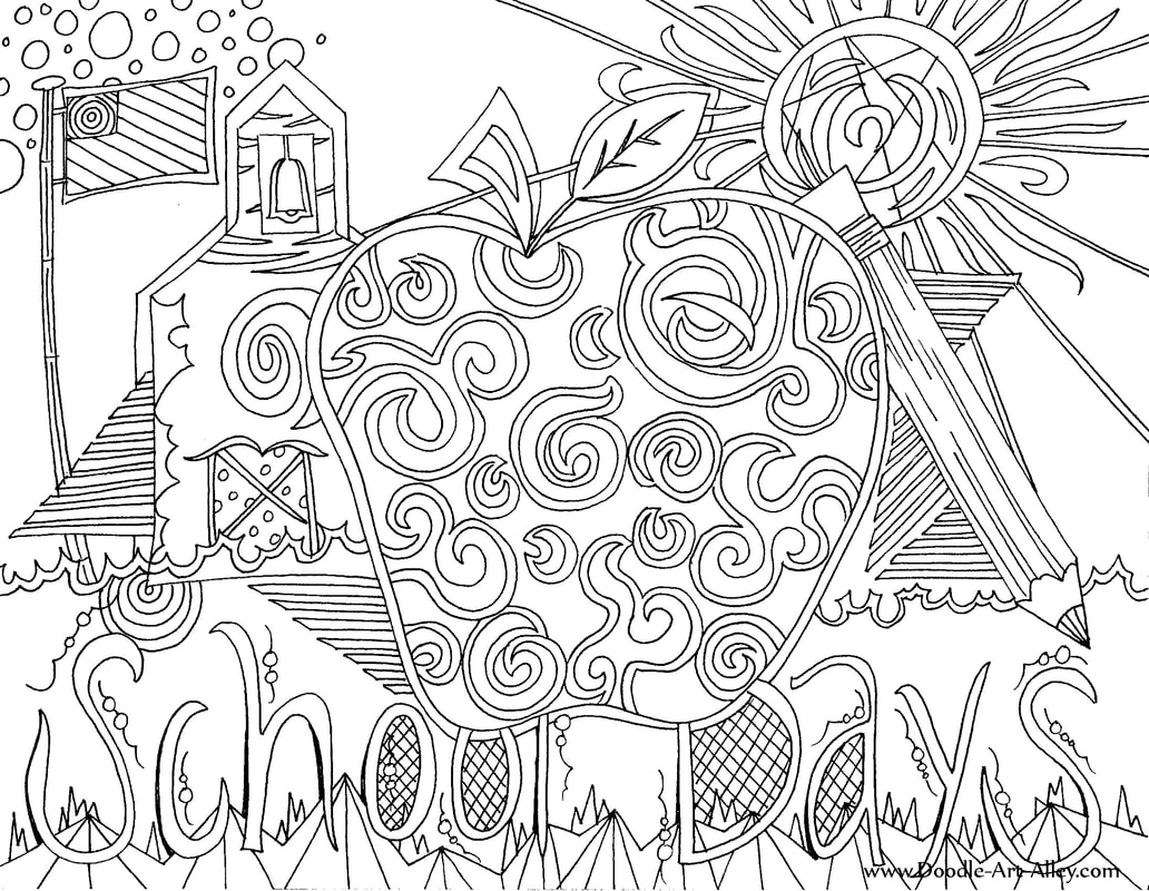 Back To School Coloring Pages U0026 Printables CLASSROOM DOODLES