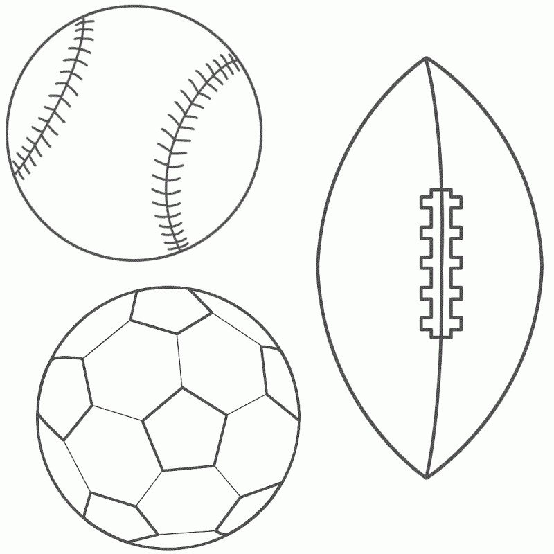 Ball Printable Coloring Pages