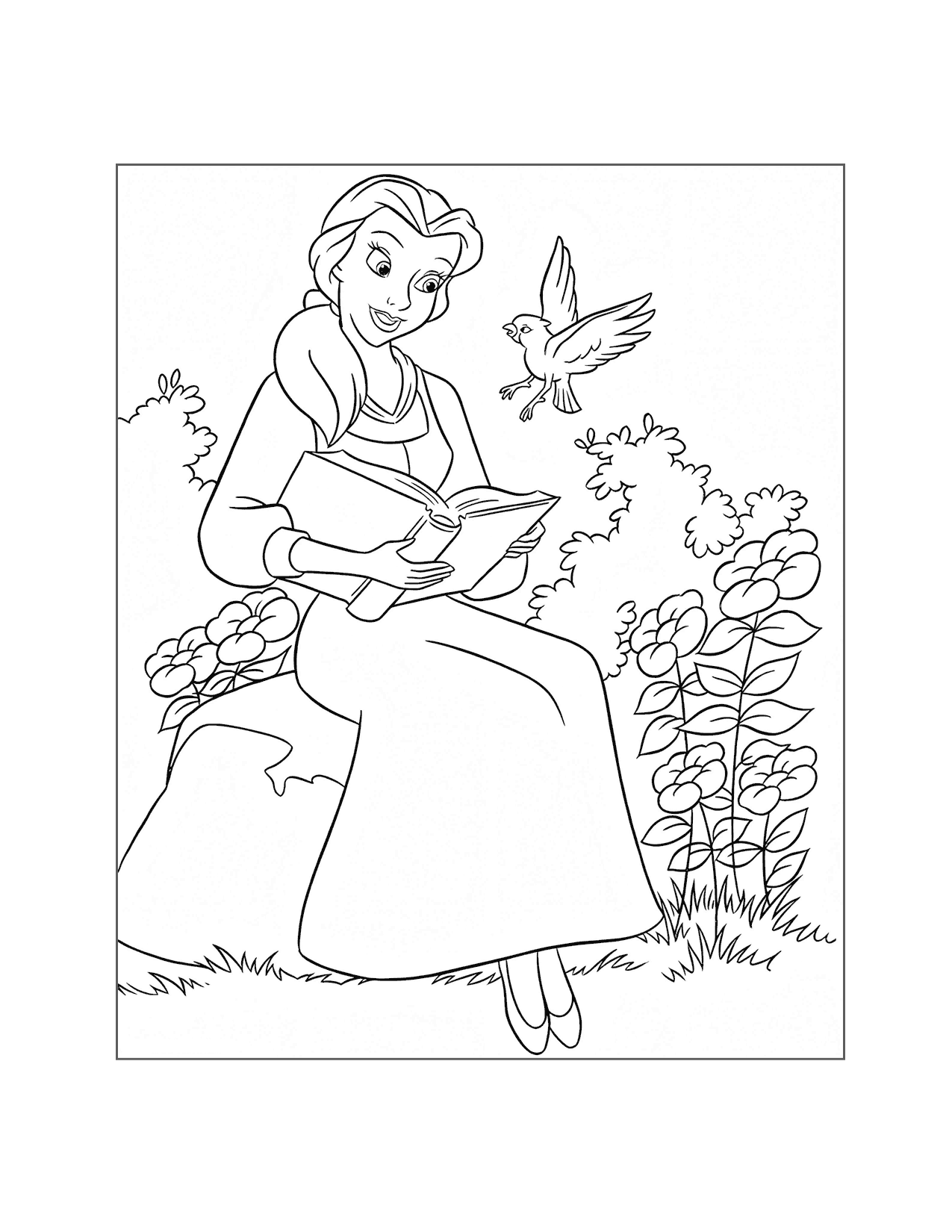 Beauty And The Beast Coloring Pages Printable Coloring Pages FREE