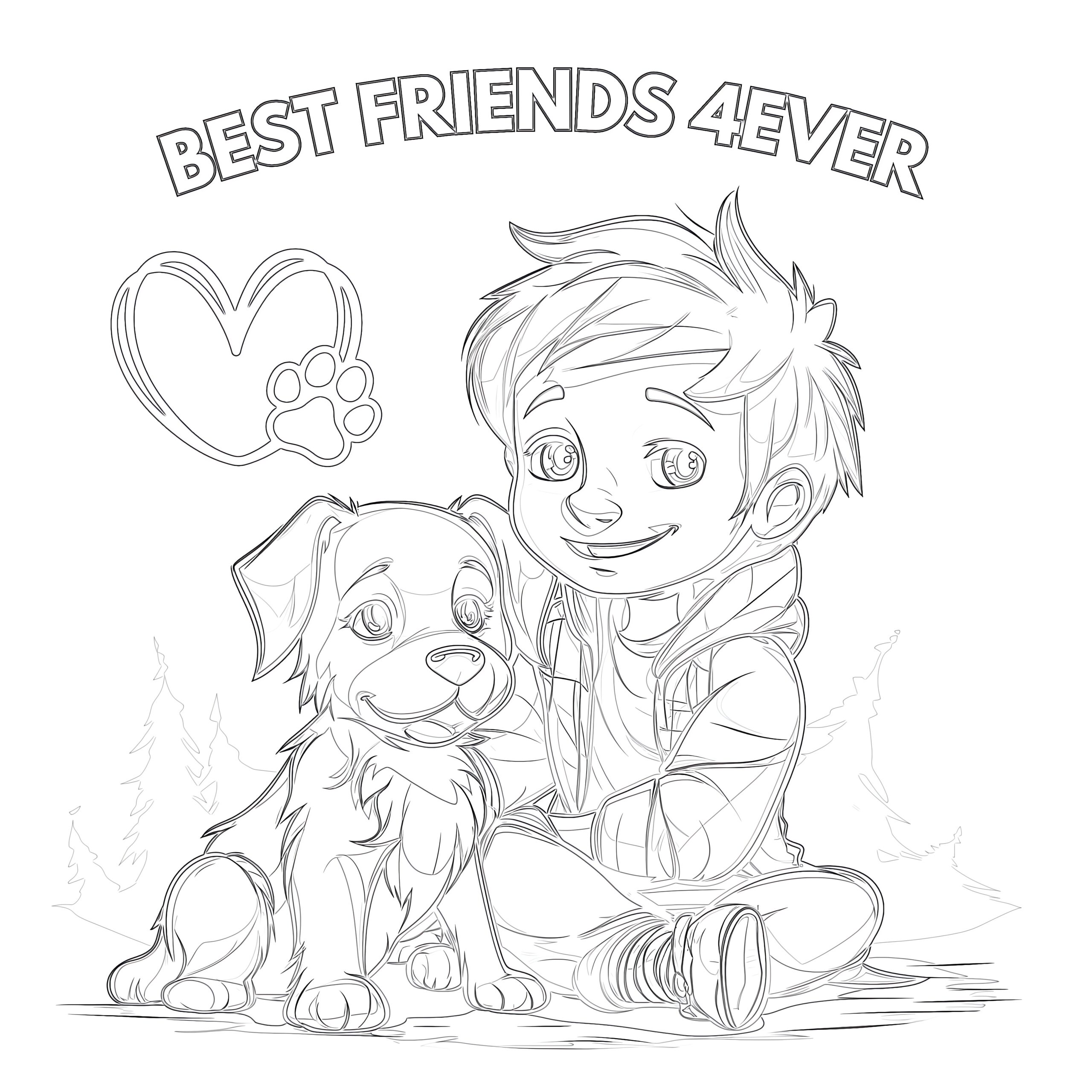 Best Friends Coloring Page Free Coloring Pages Mimi Panda