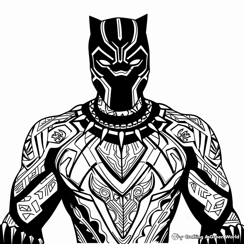 Black Panther Coloring Pages Printable