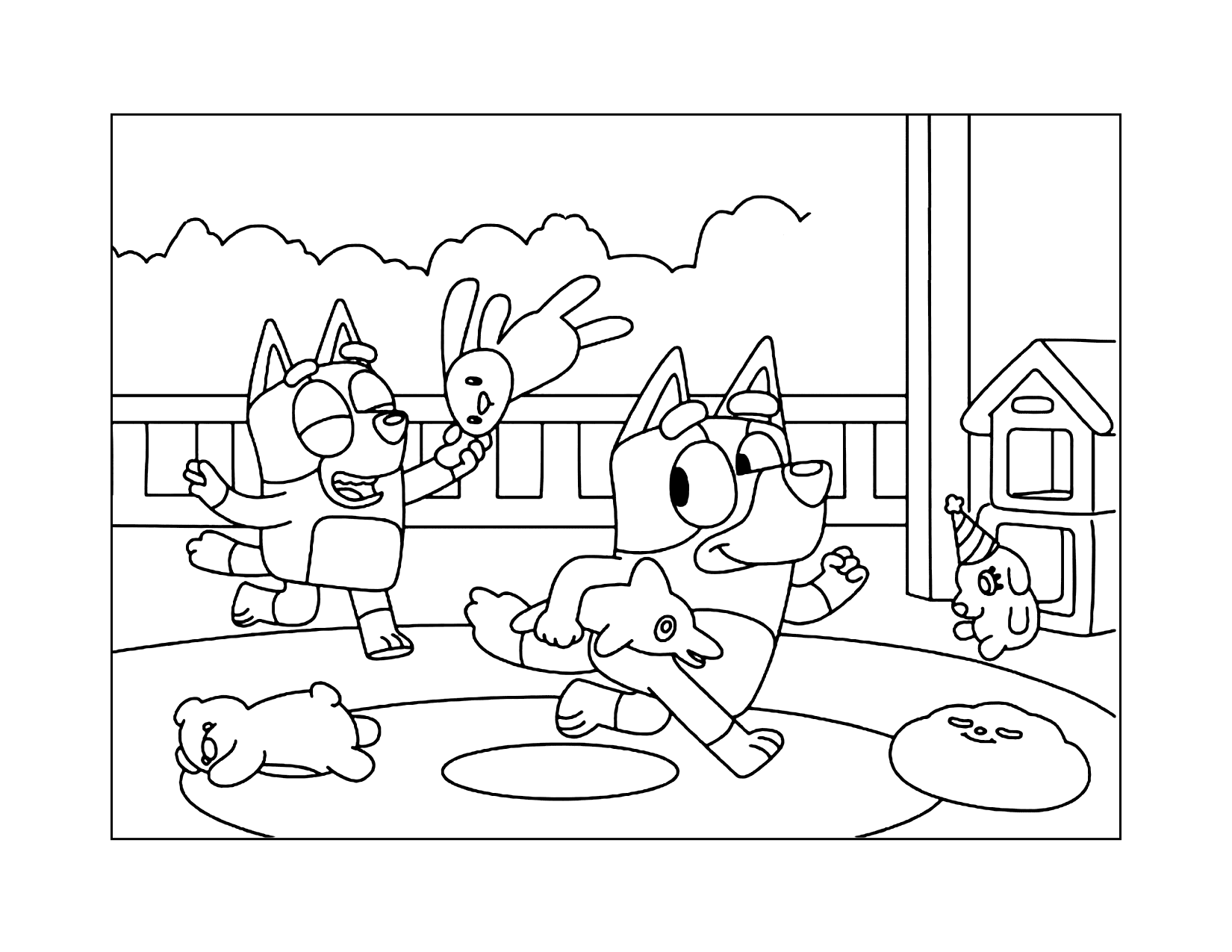Bluey Coloring Pages Printable Coloring Pages FREE