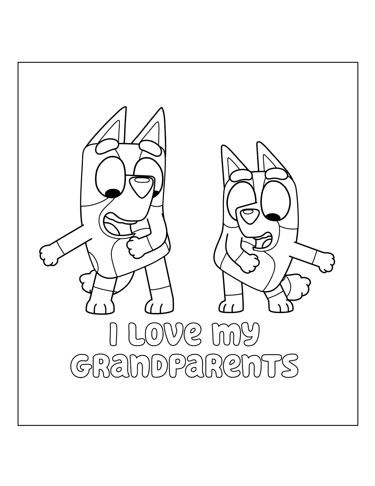 Bluey Coloring Pages Printable Coloring Pages FREE