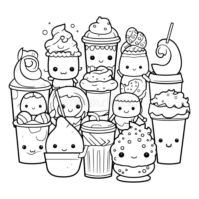 Boba Tea Coloring Stock Illustrations 111 Boba Tea Coloring Stock Illustrations Vectors Clipart Dreamstime