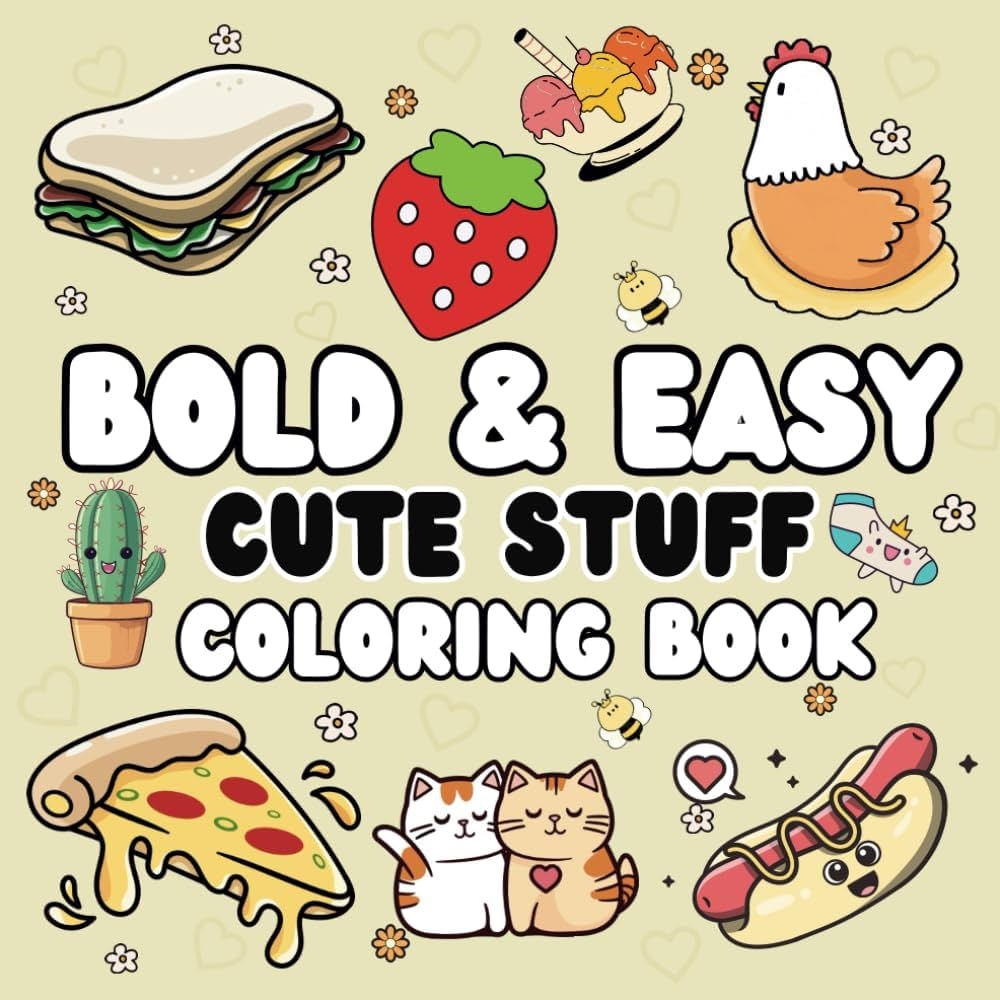 Free Bold And Easy Coloring Pages