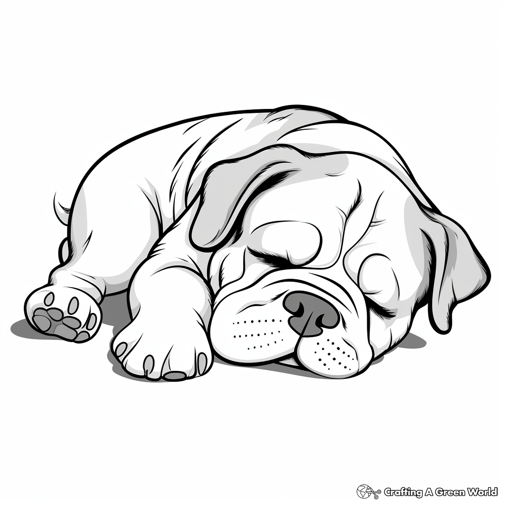 Bulldog Coloring Pages Printable
