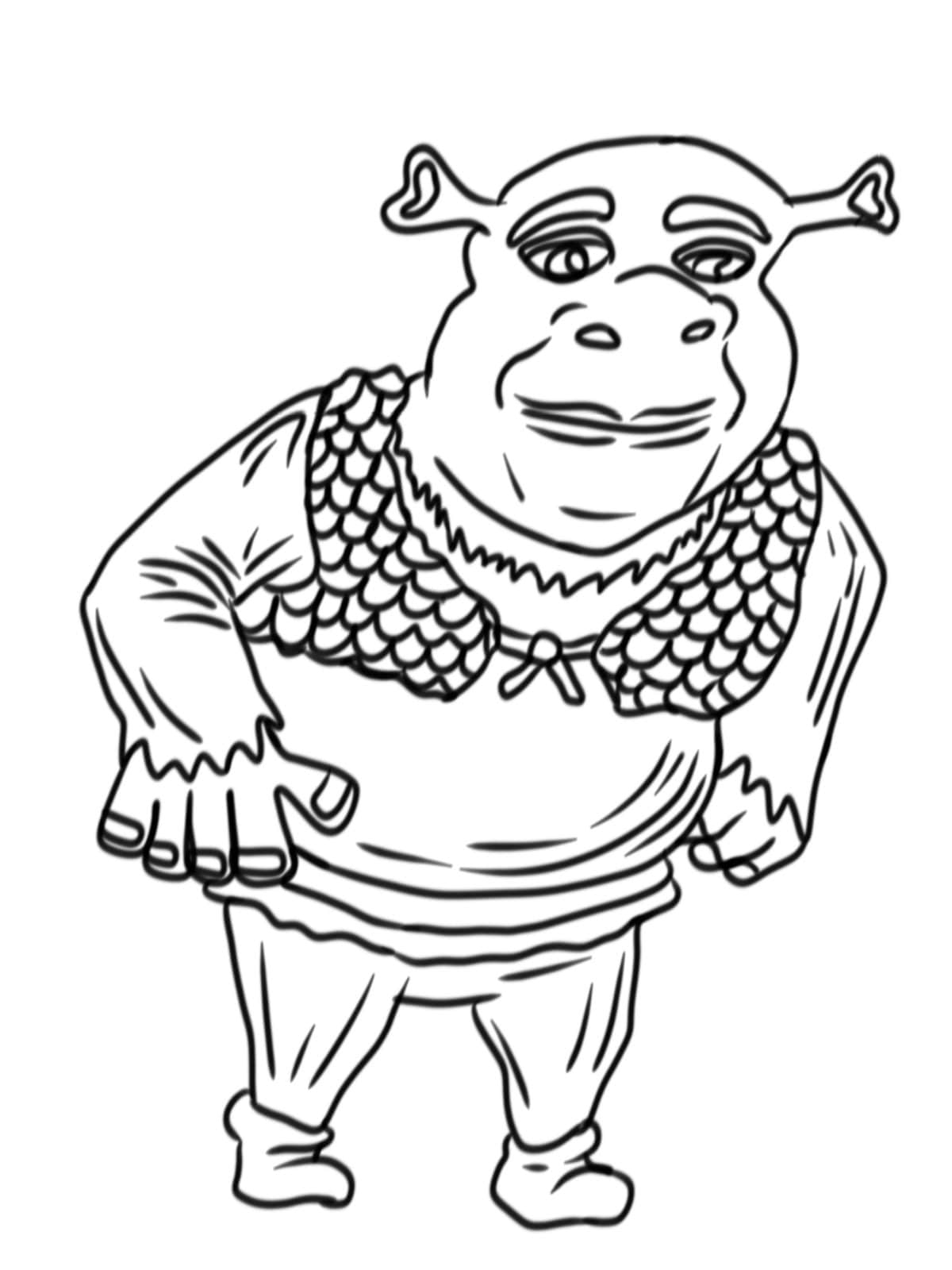 Buy Shreck Coloring Pages Online In India Etsy
