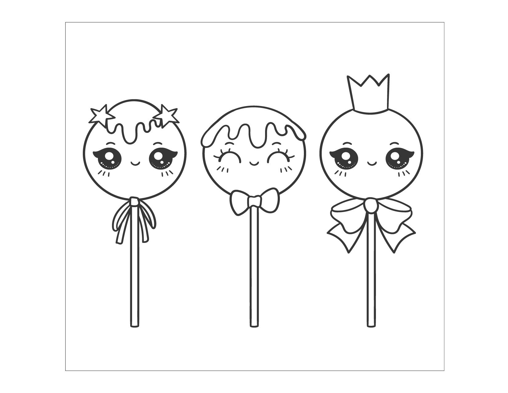 Free Candy Coloring Pages