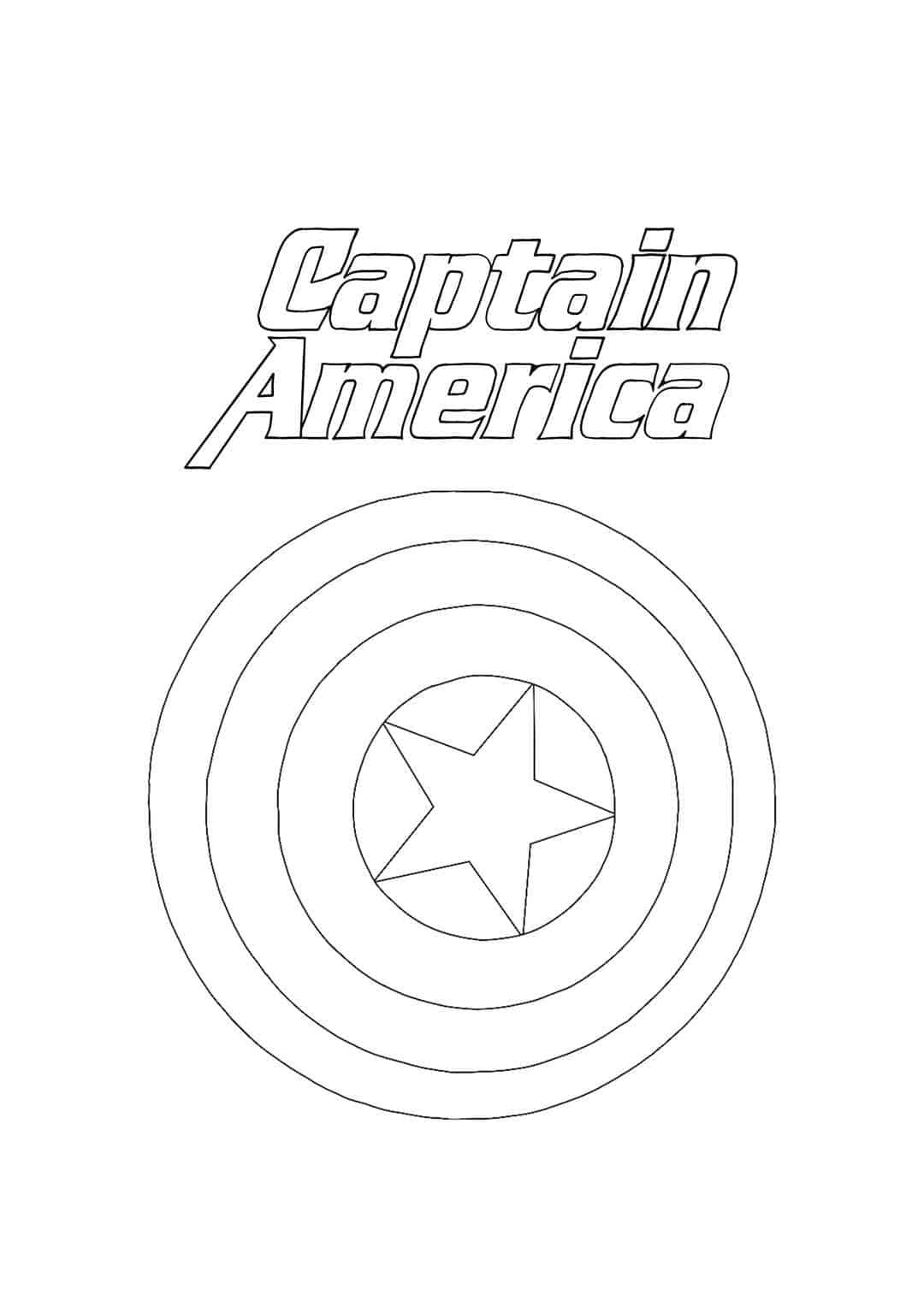 Captain America Shield Coloring Pages 2 Free Printable Coloring Sheets 2021 