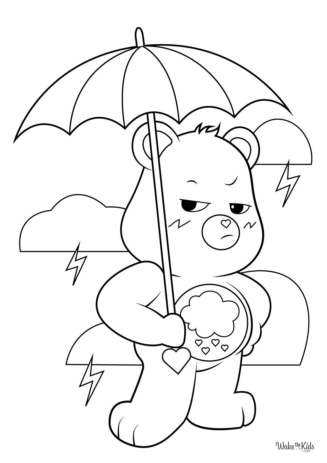 Free Printable Care Bear Coloring Pages