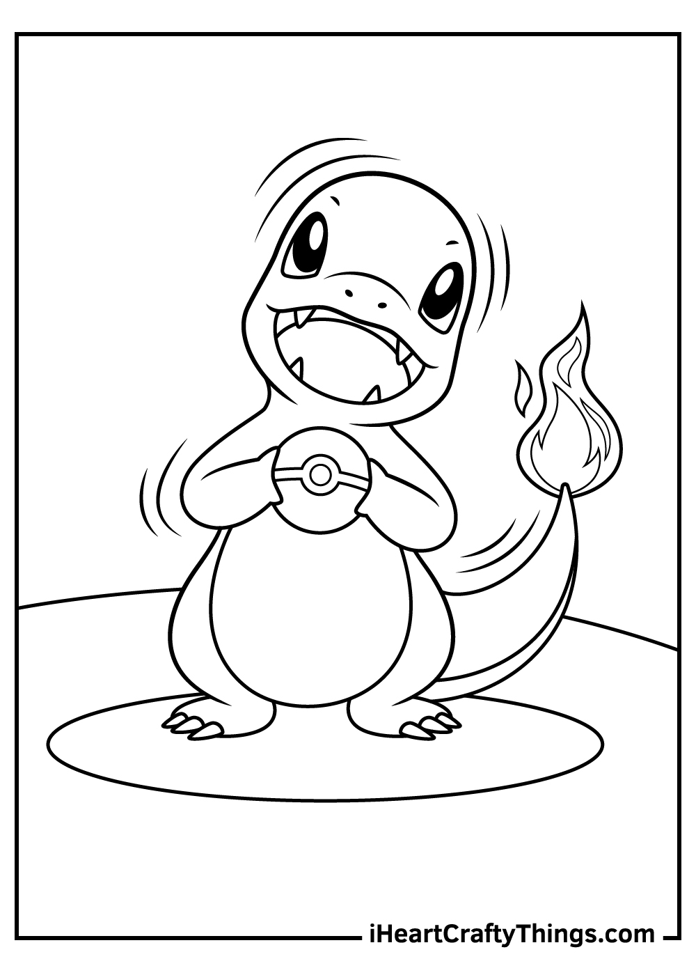 Printable Charizard Coloring Pages