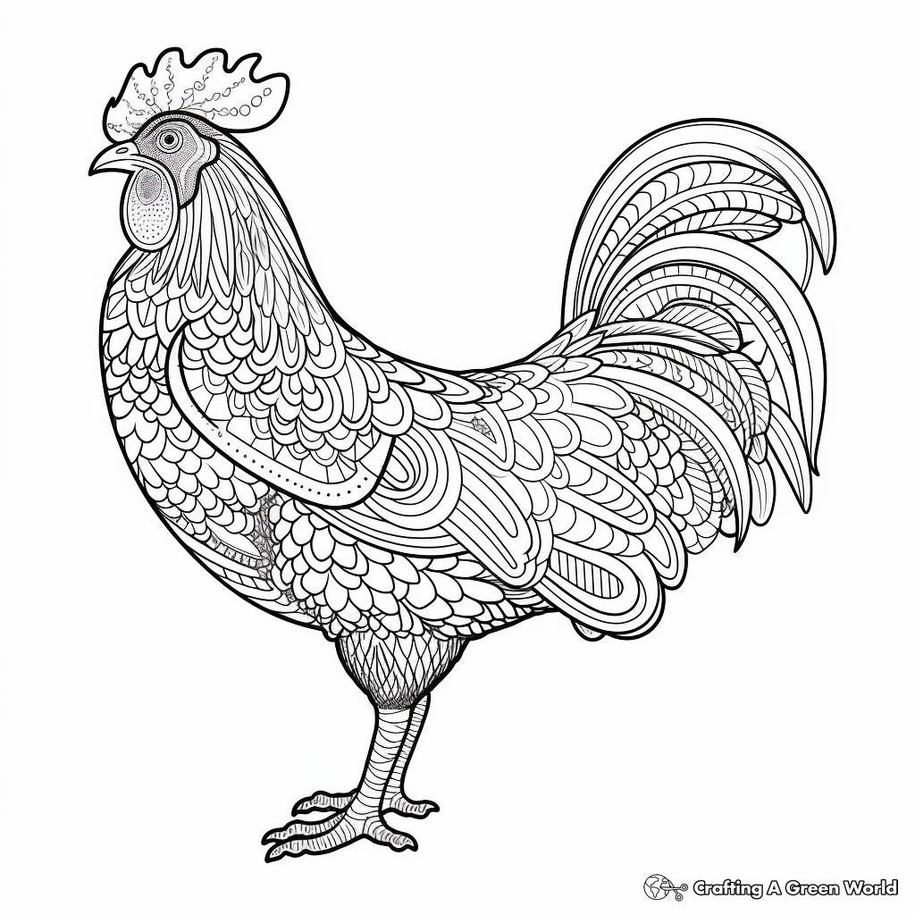 Free Coloring Pages Chickens