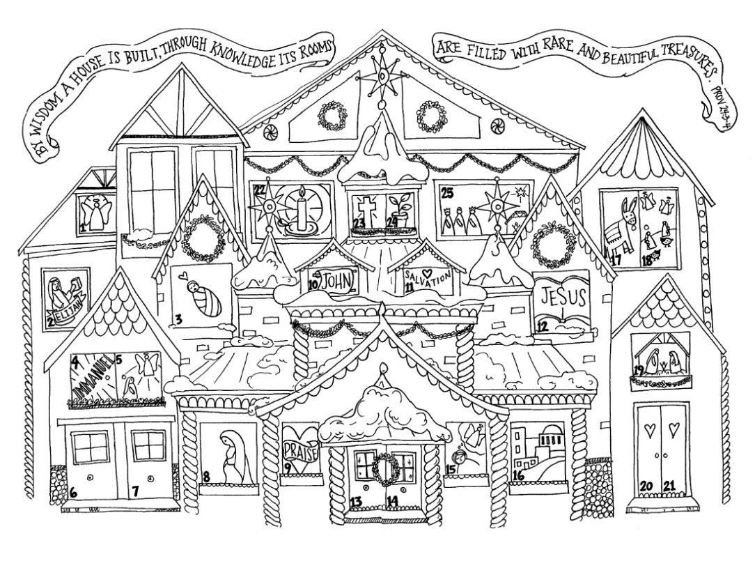 Free Printable Advent Coloring Pages