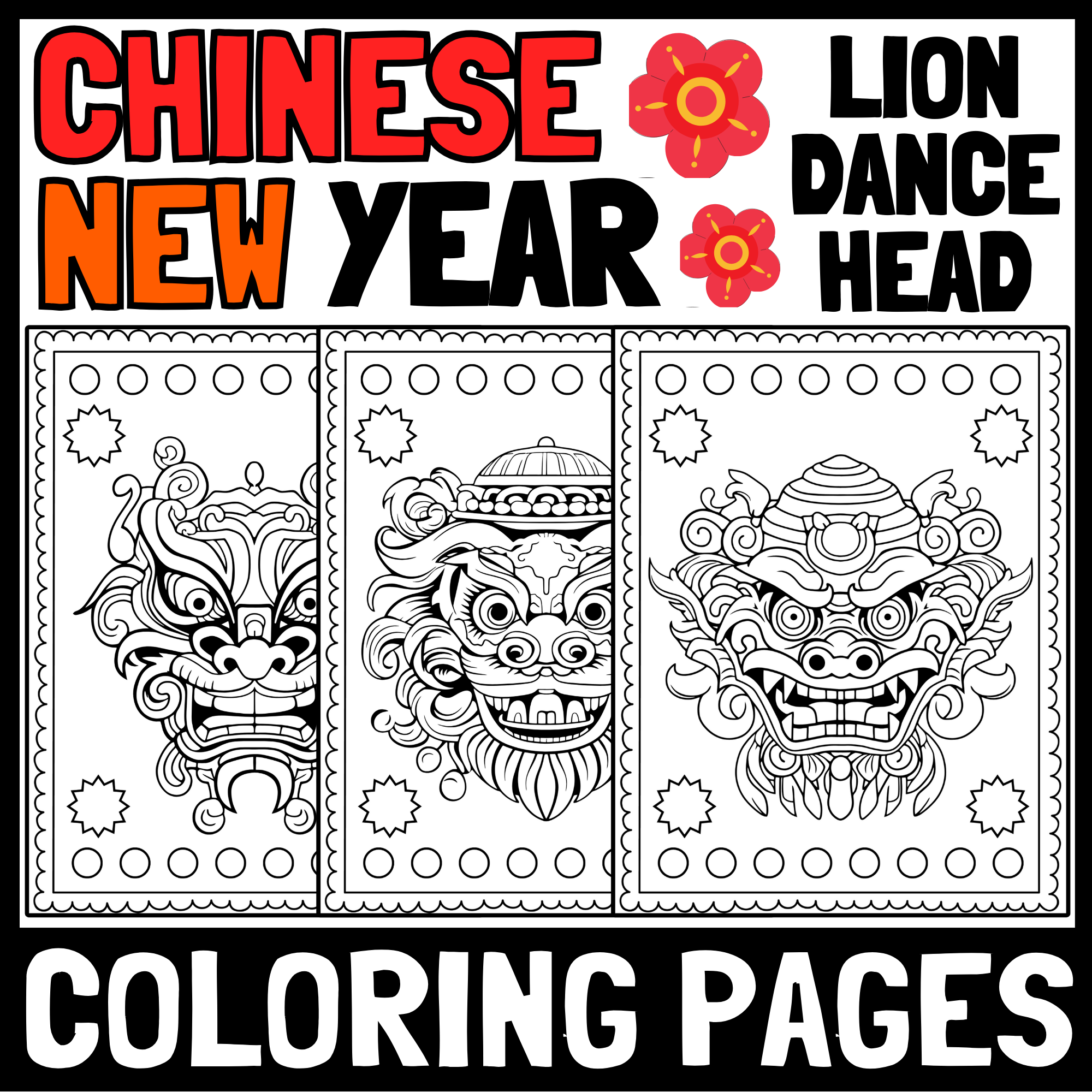 Printable Chinese New Year Coloring Pages