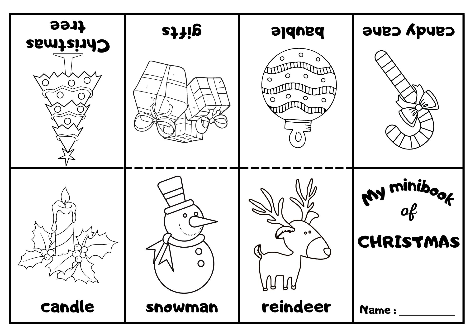 Printable Christmas Coloring Pages For Kids