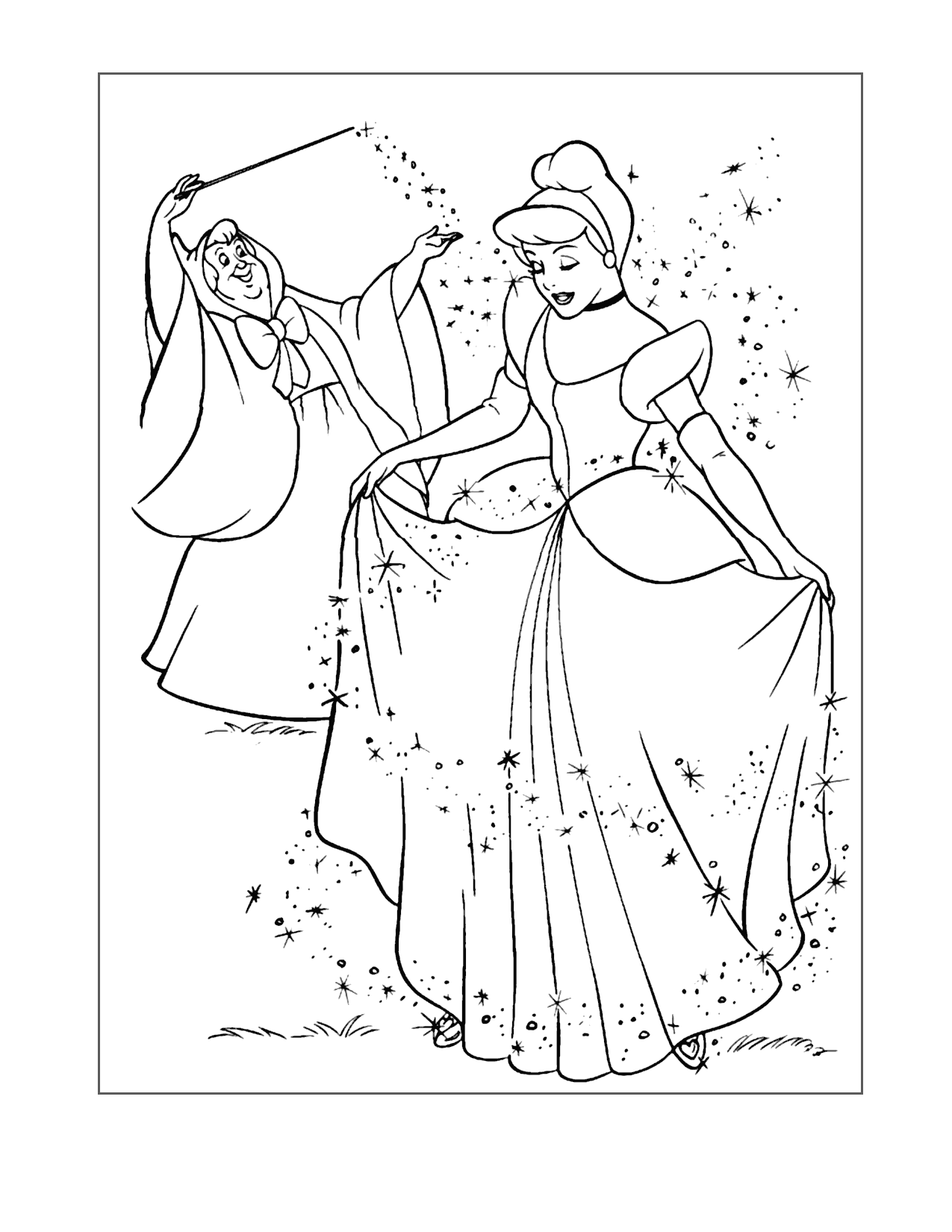 Cinderella Coloring Pages Printable Coloring Pages FREE