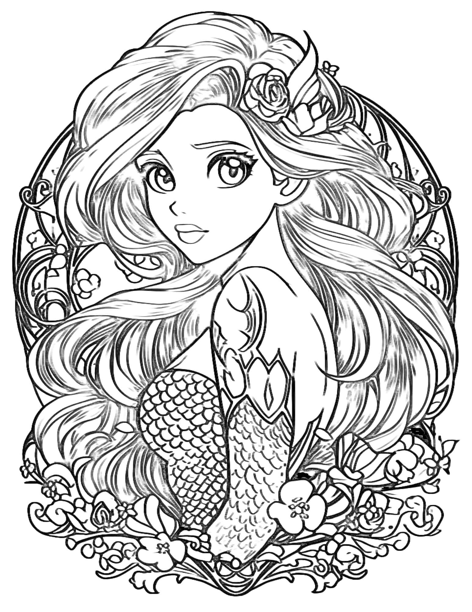 Coloring Extravaganza A Showcase Of The Most Stunning Ariel Mermaid Coloring Pages Rebecca Lynn Murray Official