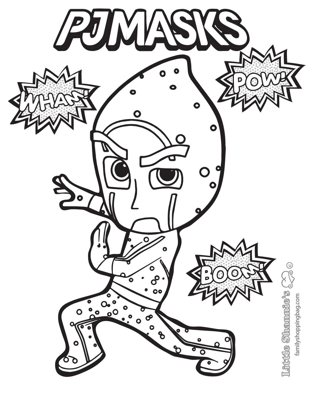 Coloring Page 4 PJ Masks