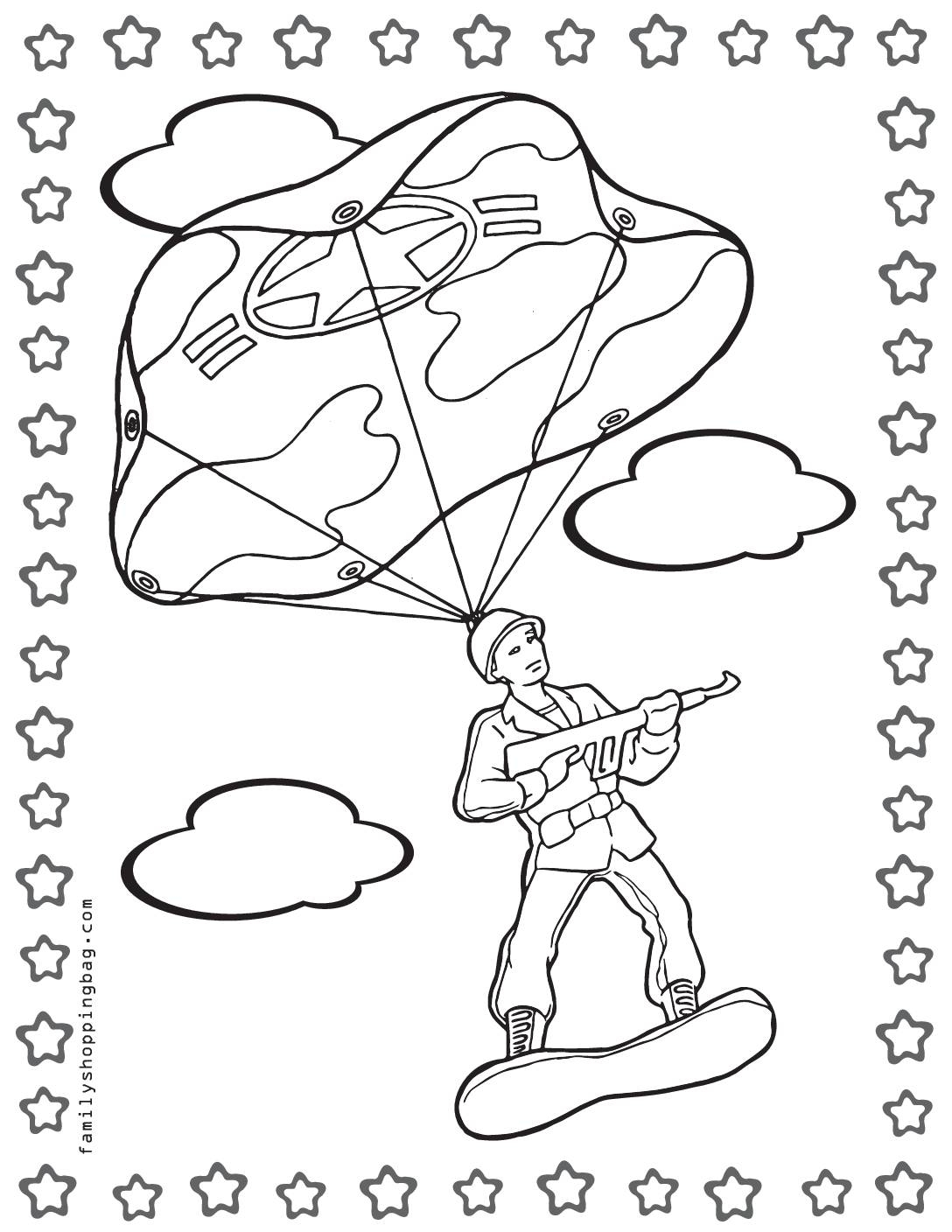 Coloring Page 5 Army