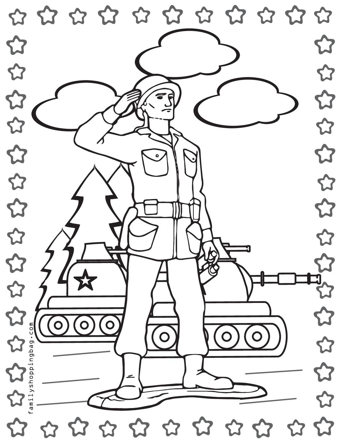 Army Printable Coloring Pages