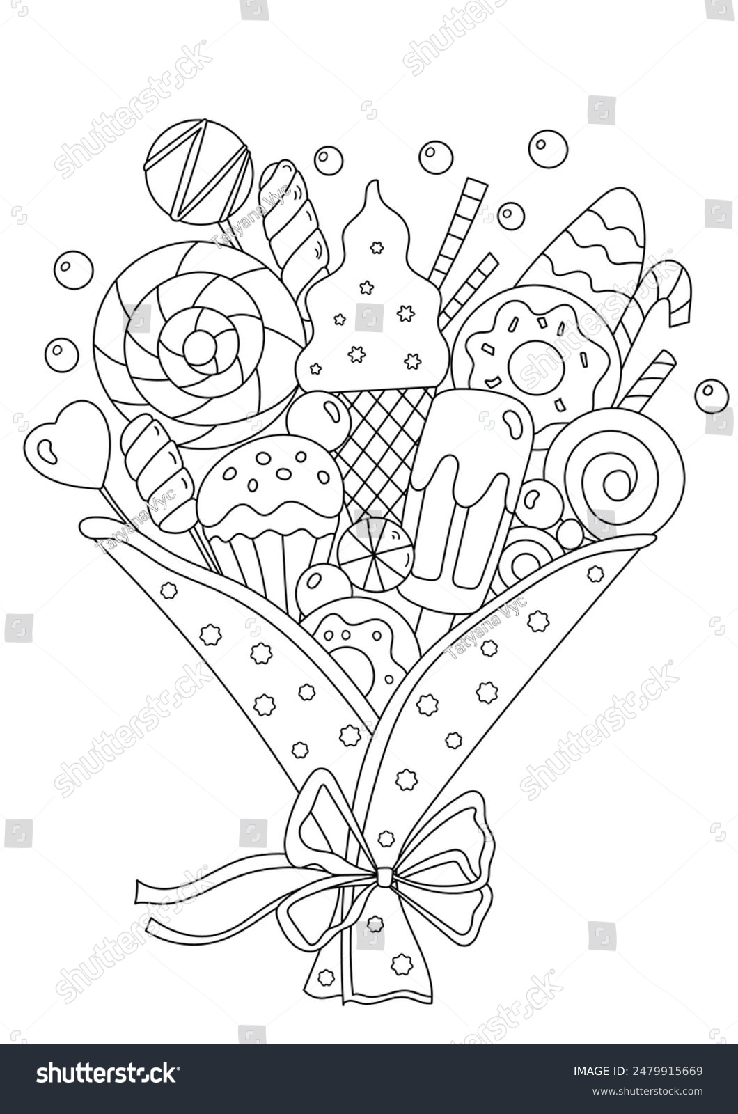 Printable Coloring Pages Of Candy