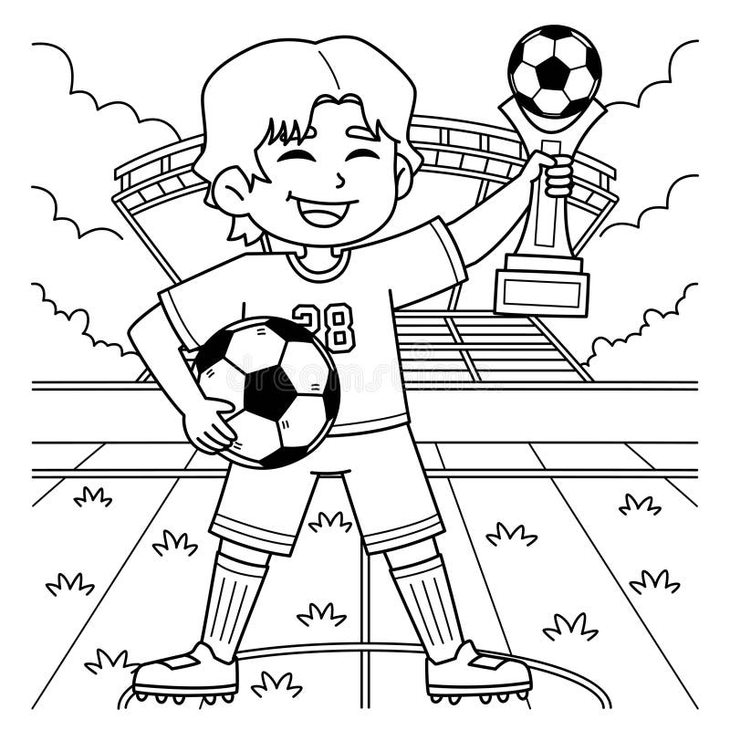 Coloring Page Trophy Stock Illustrations 401 Coloring Page Trophy Stock Illustrations Vectors Clipart Dreamstime