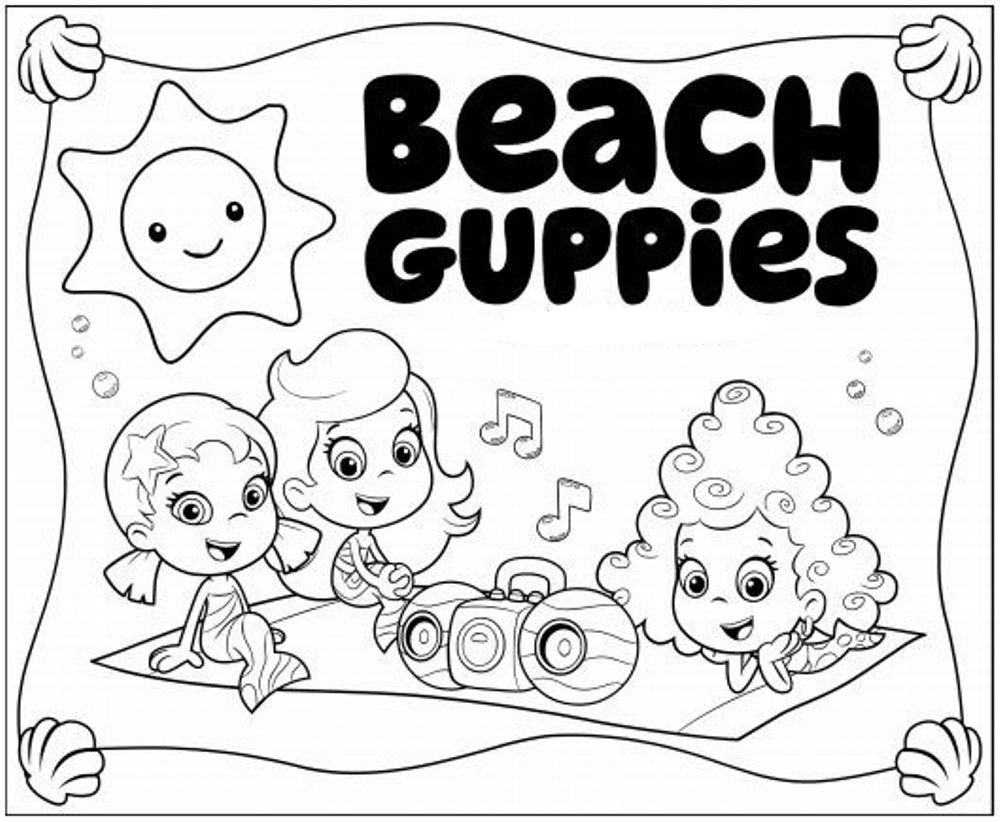 Coloring Pages Bubble Guppies Coloring Pages Image Inspirations