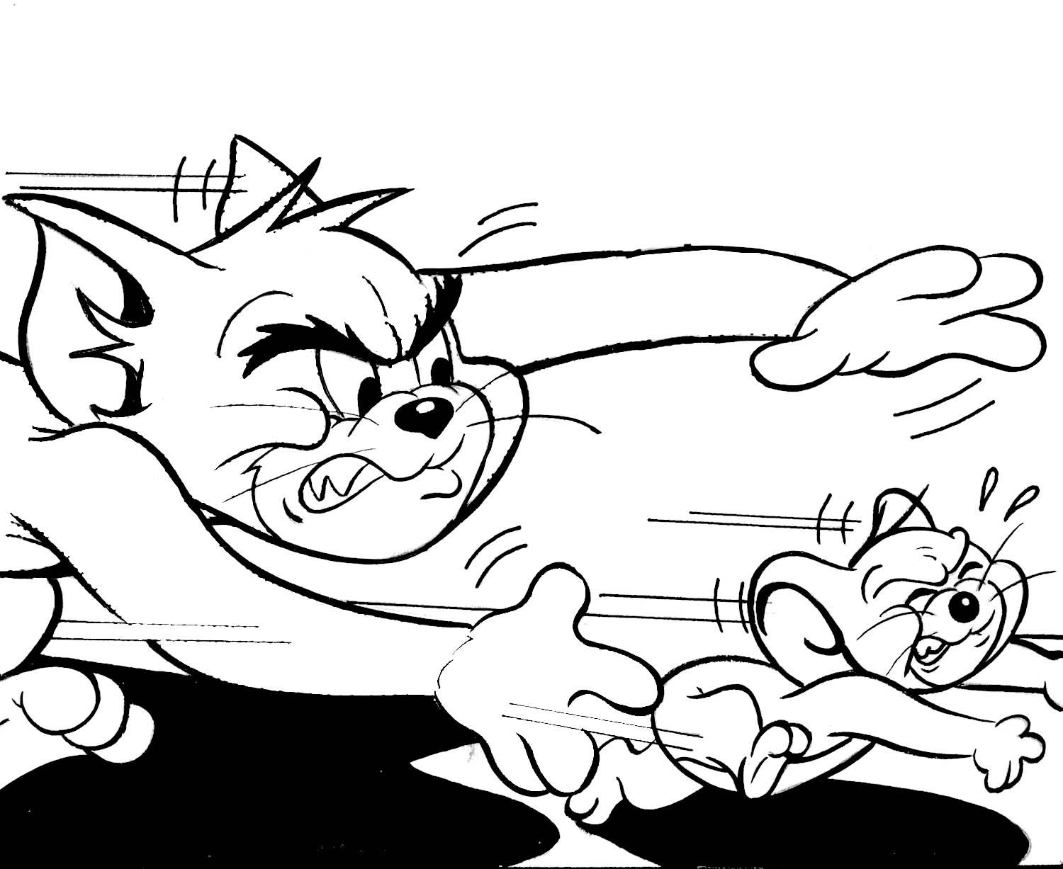 Coloring Pages Coloring Book Tomnd Jerry Sheets