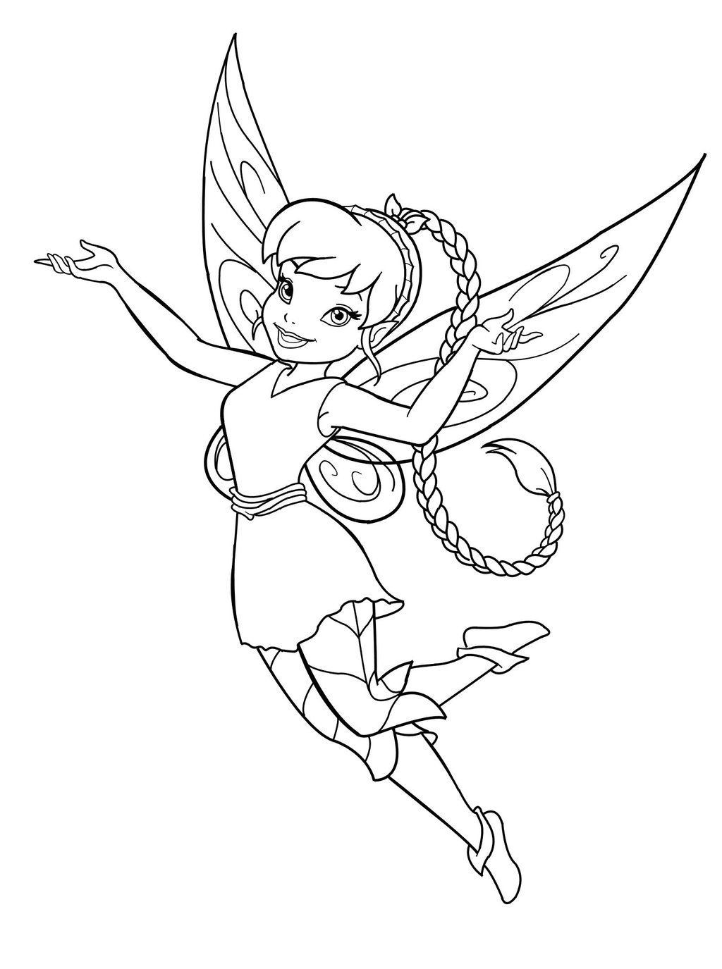 Printable Coloring Pages Fairies