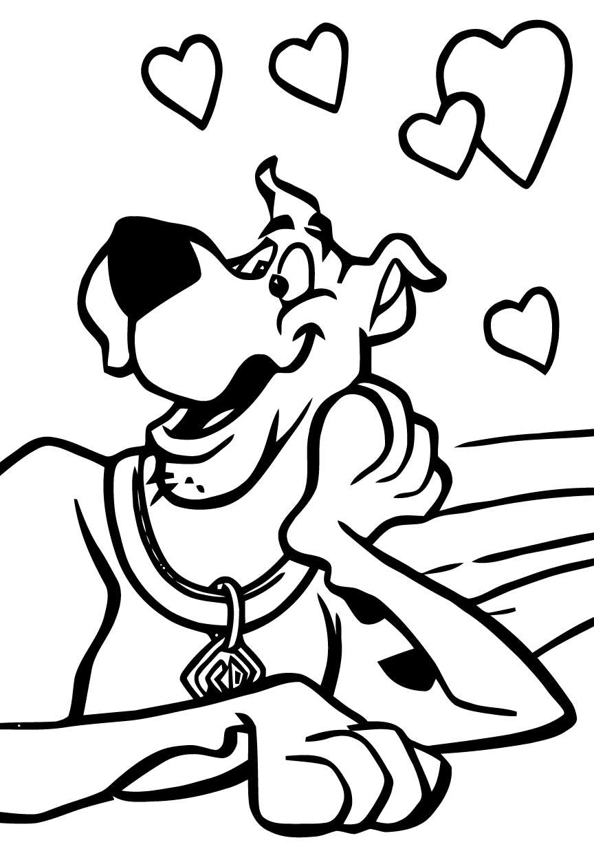 Free Printable Coloring Pages Scooby Doo