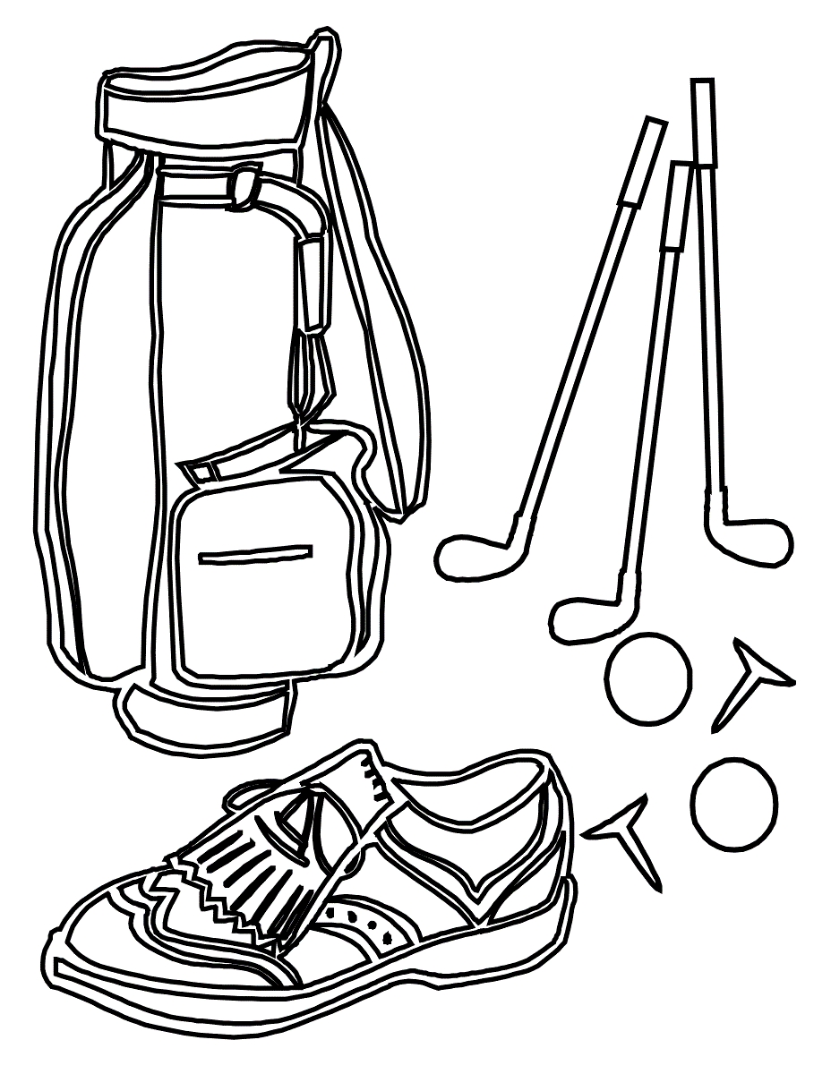 Coloring Pages Golf Coloring Pages Diyouth Me In