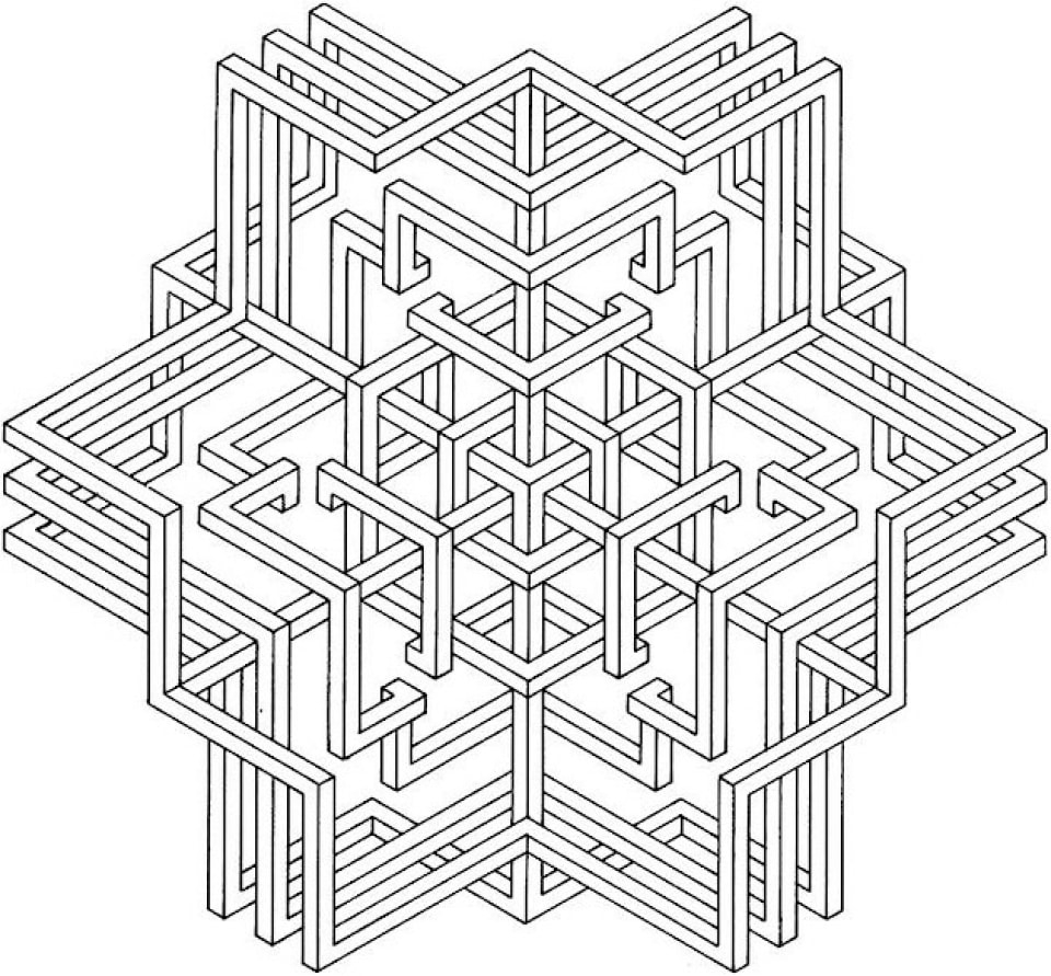 Free Printable Geometric Coloring Pages