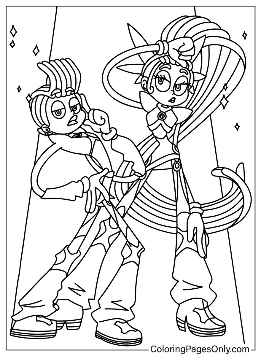 Coloring Pages Only On X The Enchanting World Of Velvet And Veneer Coloring Pages Https t co UKyBzcmARK velvetandveneer velvet Veneer cartoon Coloringpagesonly coloringpages ColoringBook art fanart drawing draw coloring 