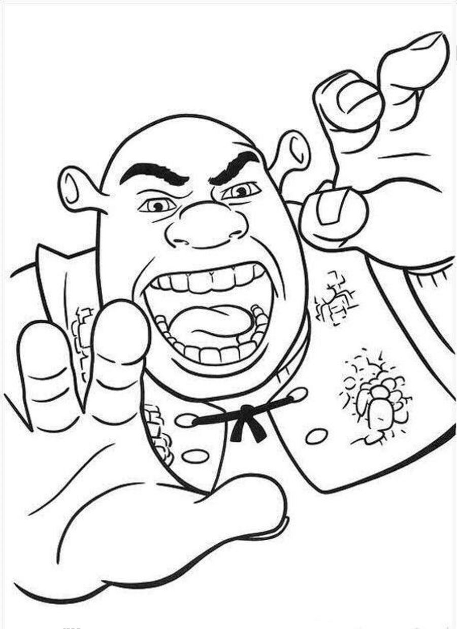 Coloring Pages Shrek Coloring Pages Phenomenal Picture