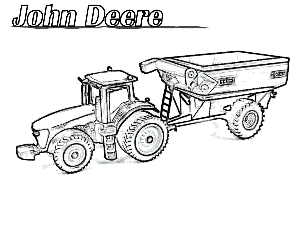 Free Tractor Coloring Pages Printable