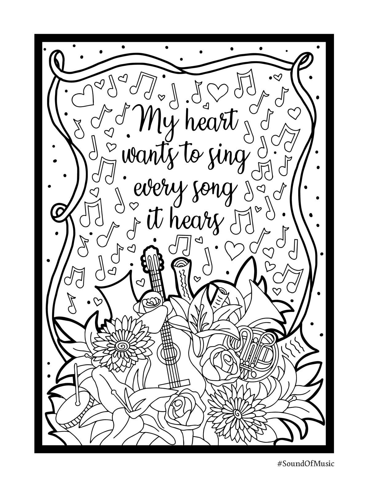 Coloring Sheets Rodgers Hammerstein