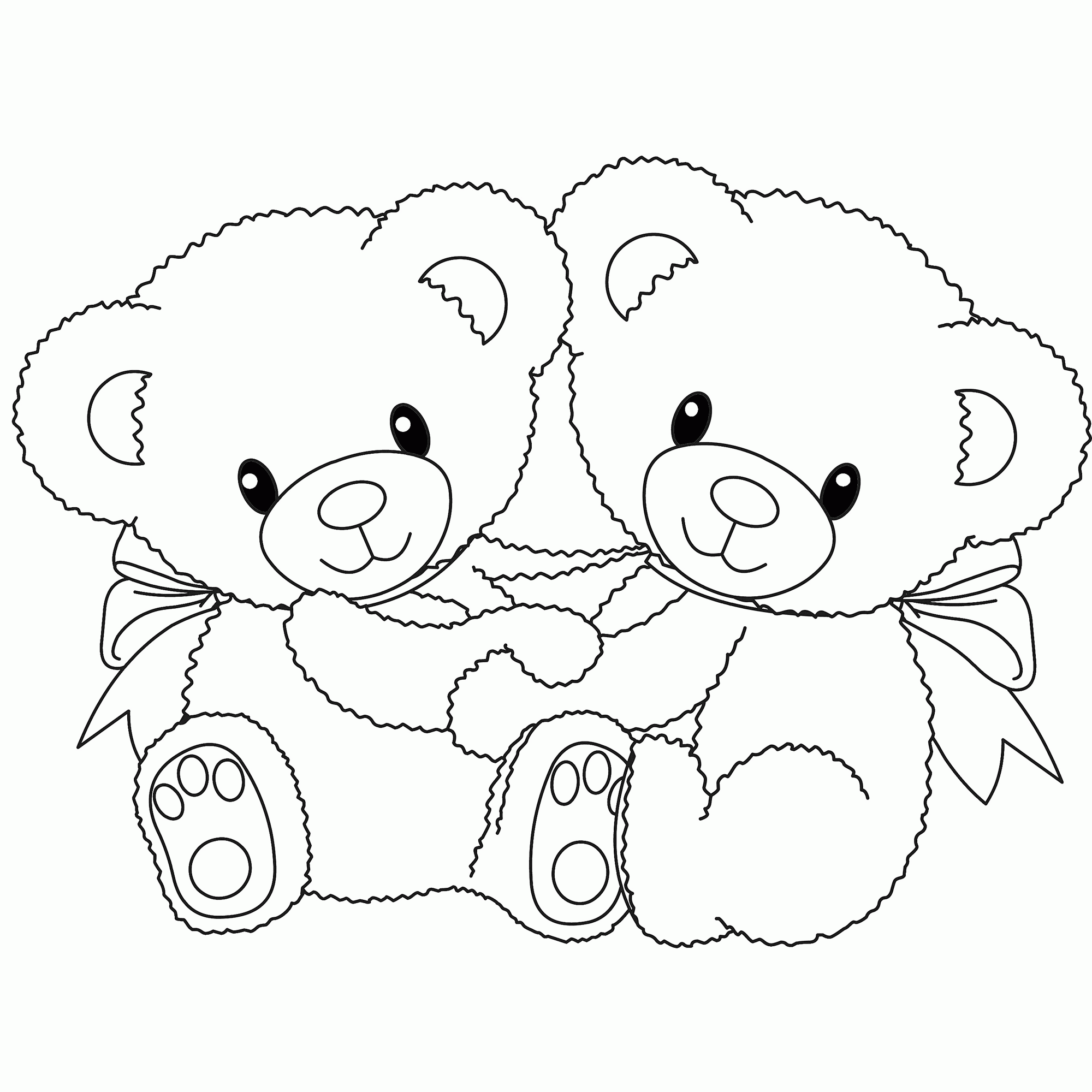 Teddy Bear Free Coloring Pages