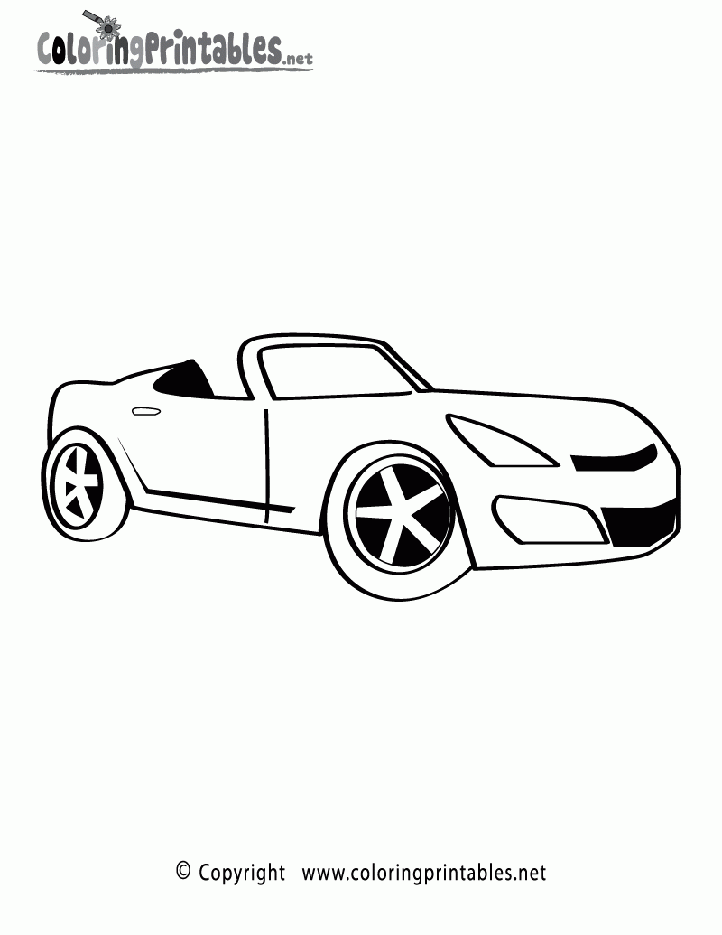 Free Printable Coloring Pages Cars