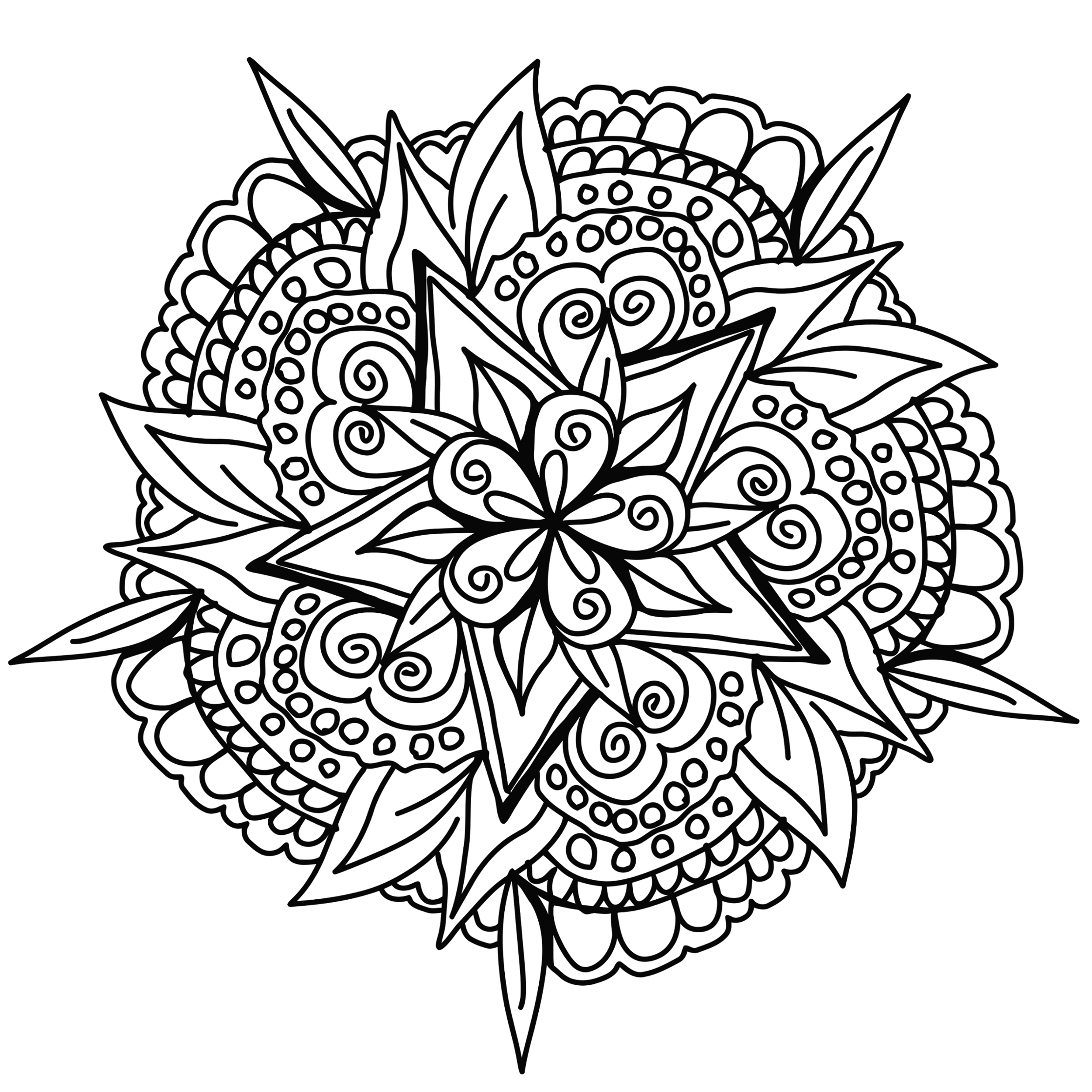 Cool Awesome Coloring Page Free Digitally made Illustrations On 
