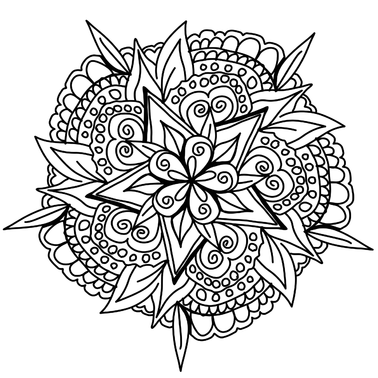 Cool Awesome Coloring Page Free Digitally made Illustrations On 
