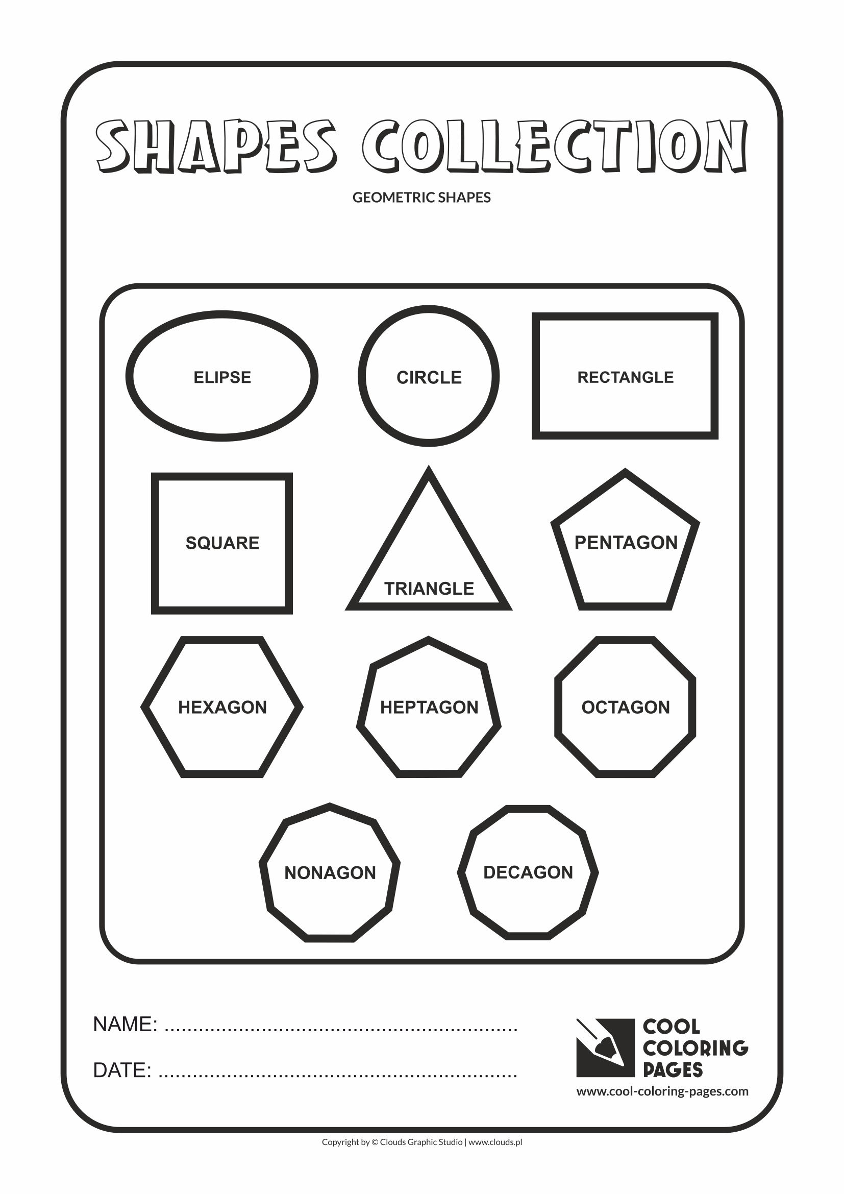 Cool Coloring Pages Collection Of Geometric Shapes Archives Cool Coloring Pages Free Educational Coloring Pages And Activities For Kids